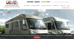 Desktop Screenshot of caravan-geiler.de